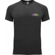 Bahrain sportowa koszulka dziecięca z krótkim rękawem, 4, czarny