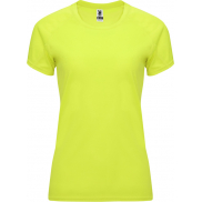 Bahrain sportowa koszulka damska z krótkim rękawem, l, żółty