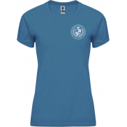 Bahrain sportowa koszulka damska z krótkim rękawem, 2xl, niebieski