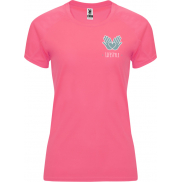 Bahrain sportowa koszulka damska z krótkim rękawem, s, różowy