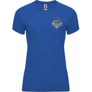 Bahrain sportowa koszulka damska z krótkim rękawem, xl, niebieski