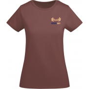 Breda koszulka damska z krótkim rękawem, 2xl, czerwony