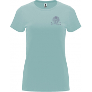 Capri koszulka damska z krótkim rękawem, xl, niebieski