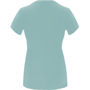 Capri koszulka damska z krótkim rękawem, 3xl, niebieski