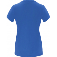 Capri koszulka damska z krótkim rękawem, s, niebieski