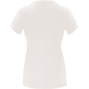 Capri koszulka damska z krótkim rękawem, 3xl, biały