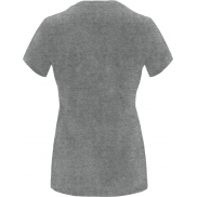 Capri koszulka damska z krótkim rękawem, 3xl, szary