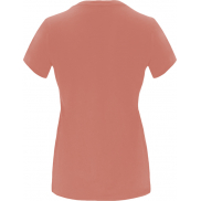 Capri koszulka damska z krótkim rękawem, 2xl, pomarańczowy