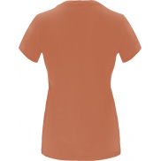 Capri koszulka damska z krótkim rękawem, 2xl, pomarańczowy