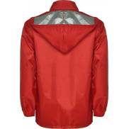 Escocia lekka kurtka przeciwdeszczowa unisex, m, czerwony