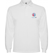 Estrella koszulka męska polo z długim rękawem, 2xl, biały