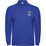 Estrella koszulka męska polo z długim rękawem, 2xl, niebieski
