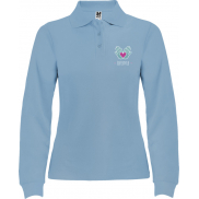Estrella koszulka damska polo z długim rękawem, xl, niebieski