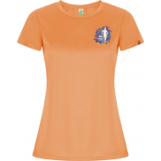 Imola sportowa koszulka damska z krótkim rękawem, xl, pomarańczowy