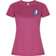 Imola sportowa koszulka damska z krótkim rękawem, s, różowy