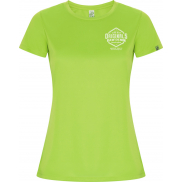 Imola sportowa koszulka damska z krótkim rękawem, l, zielony