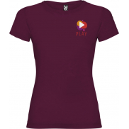 Jamaica koszulka damska z krótkim rękawem, xl, czerwony