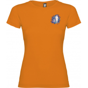 Jamaica koszulka damska z krótkim rękawem, m, pomarańczowy