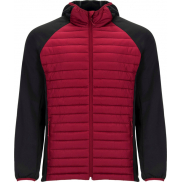 Minsk hybrydowa ocieplana kurtka unisex, s, czerwony, czarny
