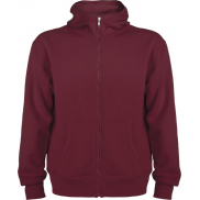 Montblanc bluza unisex z kapturem z suwakiem na całej długości, 3xl, fioletowy