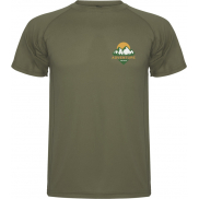 Montecarlo sportowa koszulka męska z krótkim rękawem, s, zielony