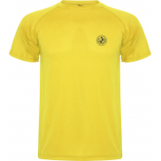 Montecarlo sportowa koszulka dziecięca z krótkim rękawem, 4, żółty