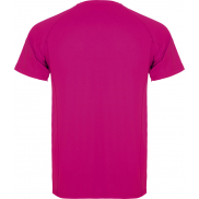 Montecarlo sportowa koszulka dziecięca z krótkim rękawem, 8, różowy