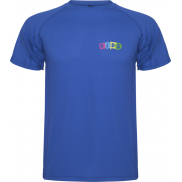 Montecarlo sportowa koszulka dziecięca z krótkim rękawem, 8, niebieski