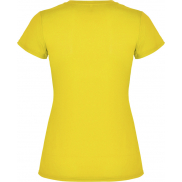 Montecarlo sportowa koszulka damska z krótkim rękawem, s, żółty