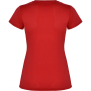 Montecarlo sportowa koszulka damska z krótkim rękawem, s, czerwony