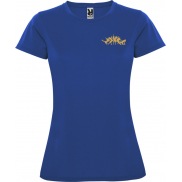 Montecarlo sportowa koszulka damska z krótkim rękawem, 2xl, niebieski
