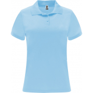 Monzha sportowa koszulka damska polo z krótkim rękawem, m, niebieski