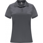 Monzha sportowa koszulka damska polo z krótkim rękawem, l, szary