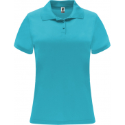 Monzha sportowa koszulka damska polo z krótkim rękawem, s, niebieski