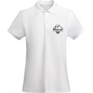 Prince polo damska z krótkim rękawem, 3xl, biały