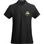 Prince polo damska z krótkim rękawem, 2xl, czarny