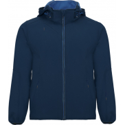 Siberia kurtka unisex typu softshell, m, niebieski