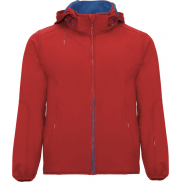 Siberia kurtka unisex typu softshell, xs, czerwony