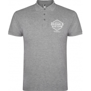 Star koszulka męska polo z krótkim rękawem, xl, szary