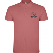 Star koszulka męska polo z krótkim rękawem, 3xl, czerwony