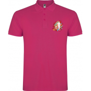 Star koszulka męska polo z krótkim rękawem, 3xl, różowy