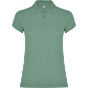 Star koszulka damska polo z krótkim rękawem, xl, zielony
