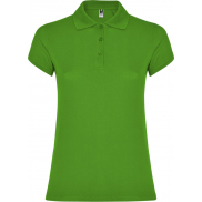 Star koszulka damska polo z krótkim rękawem, 3xl, zielony