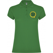 Star koszulka damska polo z krótkim rękawem, 3xl, zielony