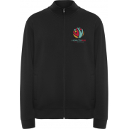 Ulan bluza unisex z zamkiem błyskawicznym na całej długości, m, czarny