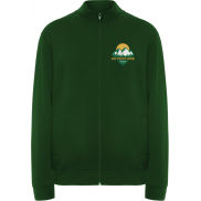 Ulan bluza unisex z zamkiem błyskawicznym na całej długości, xl, zielony