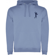 Urban męska bluza z kapturem, m, niebieski