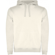 Urban męska bluza z kapturem, l, biały