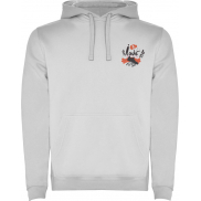 Urban męska bluza z kapturem, m, biały