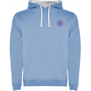 Urban dziecięca bluza z kapturem, 11/12, niebieski, biały